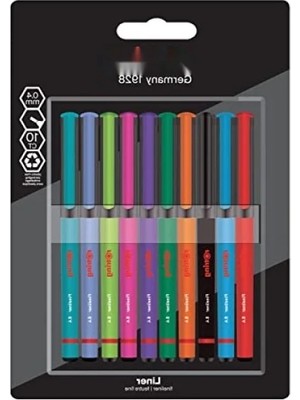 Esranın Dünyası 10'lu Ince Keçe Uçlu Kalem Seti - 0.4 Mm, Su Bazlı Mürekkep