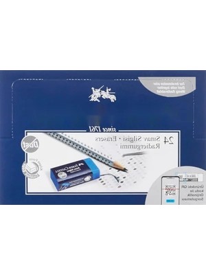 Esranın Dünyası 24'lü Mavi Sınav Silgisi Seti, Kolay Kullanım