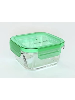 Esranın Dünyası 360 cc Plastik Kapaklı Saklama Kabı Yeşil