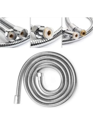 Esranın Dünyası Örgülü Duş Hortumu, 2 Metre, Su Tasarruflu