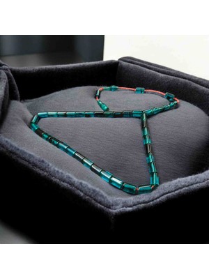 İnan Tesbih Full Kesme Model Ateşi Kehribar Bilek Boy Tesbih Usta Yapımı