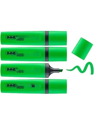 Esranın Dünyası Fosforlu Kalem Seti - Yeşil, 4'lü, 2-5 mm Uç