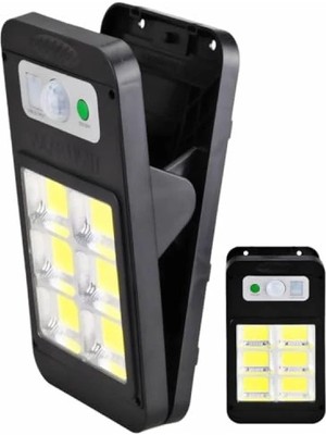 Esranın Dünyası 6 Led'li Güneş Enerjili Kıskaçlı Sokak Lambası, Hareket Sensörlü