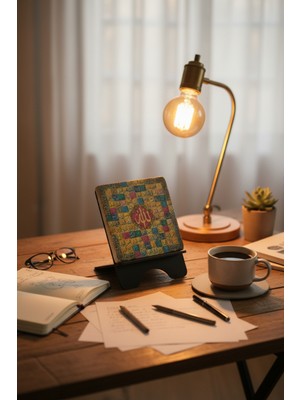 Esmaül Hüsna - Allah'ın 99 Ismi Sanatsal Mermer Tablo 10X10 cm Ma