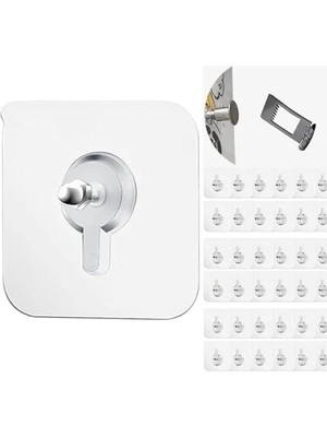 Esranın Dünyası Çok Amaçlı Yapışkanlı Kanca Seti, 10 Adet, Vidalı