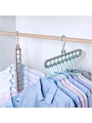 Esranın Dünyası 9 Gözlü Akıllı Elbise Askısı Seti - 5 Adet