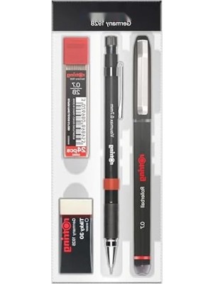 Esranın Dünyası Ofis Seti - 0.7 mm Siyah Renkli Roller Kalemler