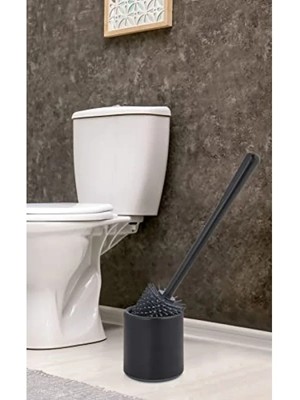 Esranın Dünyası Silikon Tuvalet Fırçası - Oval Tasarım, Hijyenik Kullanım