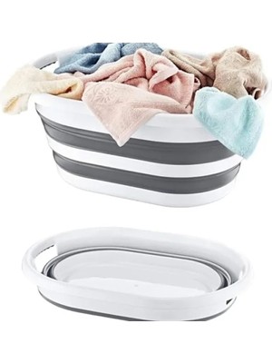 Esranın Dünyası Katlanabilir Plastik Çamaşır ve Oyuncak Sepeti