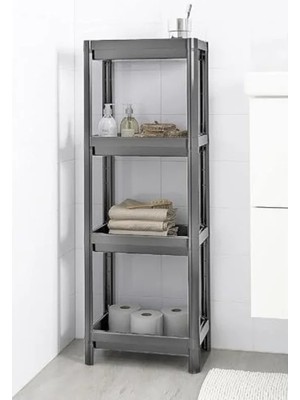 Esranın Dünyası 4 Katlı Plastik Organizer - Banyo ve Mutfak Için Kolay Montaj