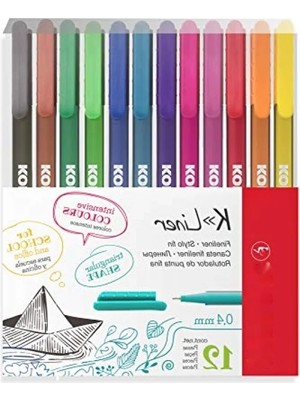 Esranın Dünyası 0,4 mm Kalınlığında 12 Renkli Fineliner Seti