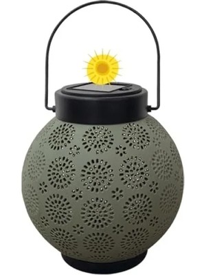 Esranın Dünyası Güneş Enerjili Dekoratif LED Fener | Bahçe Feneri | Enerji Sınıfı A+++
