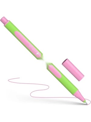 Esranın Dünyası 0,4 mm Çizgi Kalınlığına Sahip Pastel Pembesi Fiberglas Kalem