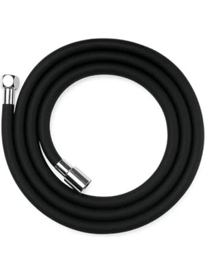 Esranın Dünyası Yüksek Kaliteli Esnek Silikon Duş Hortumu - 150 cm - Siyah