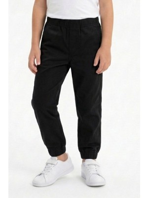 Isobel Isob Unisex Siyah Cepsiz Eşofman Altı 3-8 Yaş 22347