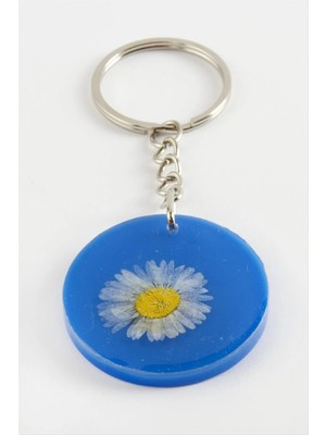 Zero Land Gld-Spt- Papatya Epoksi Anahtarlık-Turuncu