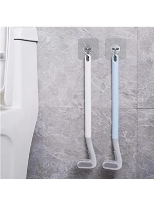 Esranın Dünyası Silikon Klozet Fırçası, Tuvalet Temizleme Fırçası, Kanca ile