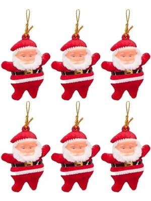 Esranın Dünyası Yılbaşı Çam Ağacı Süsü, Noel Baba 6'lı Set