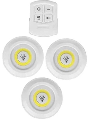 Esranın Dünyası Uzaktan Kumandalı 3'lü Spot LED Aydınlatma Seti