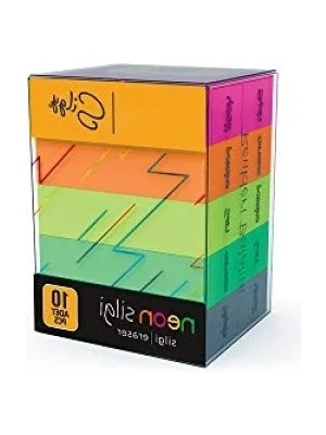 Esranın Dünyası Neon Silgi Seti - 10'lu Pratik ve Leke Bırakmayan