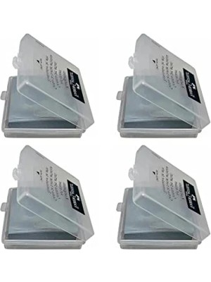 Esranın Dünyası 4 Adet Gri Hamur Silgi, Plastik Kutuda