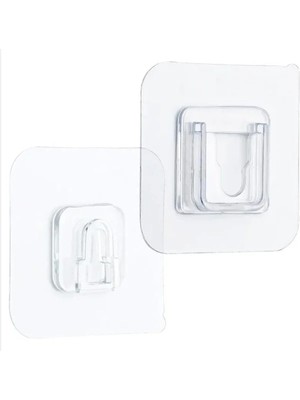 Esranın Dünyası Iz Bırakmayan Kendinden Yapışkanlı Çift Taraflı Kanca Seti - 4 Çift