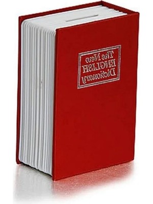 Esranın Dünyası Kitap Görünümlü Gizli Kumbara, Bordo, Büyük