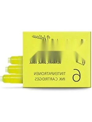 Esranın Dünyası Neon Sarı 6'lı Mürekkep Kartuş Seti