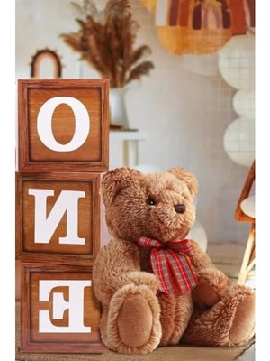 Esranın Dünyası Ahşap Doğum Günü Kutlama Seti - 1 Yaş Için