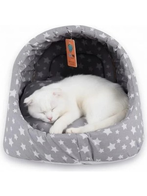 Esranın Dünyası Kedi Kulağı Şeklinde Yıkanabilir Yatak - Konforlu Tasarım