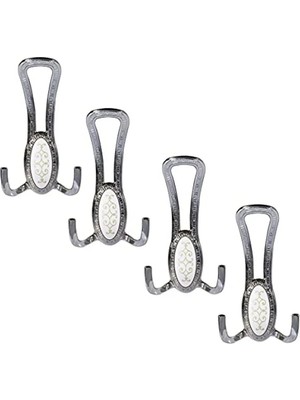 Esranın Dünyası Krom Kaplama Duvar Askısı - 4 Adet