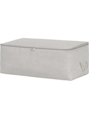 Esranın Dünyası Orta Boy Gri Balıksırtı Hurç, 52 x 28 x 21 cm