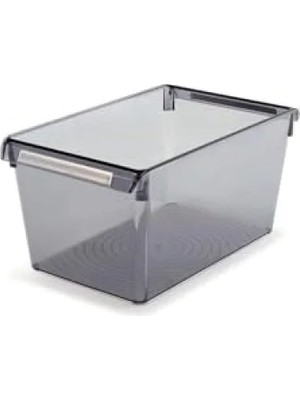 Esranın Dünyası Şeffaf Siyah Düzenleyici Raf - 310X180X150 mm