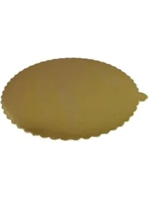 Esranın Dünyası Altın Rengi Karton Pasta Altlığı - 28 cm