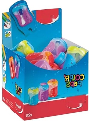 Esranın Dünyası Çift Delikli Kalemtıraş (Renkli)