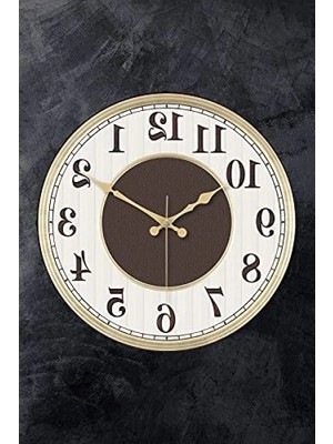 Esranın Dünyası 36 cm Sessiz Mekanizmalı Dekoratif Duvar Saati