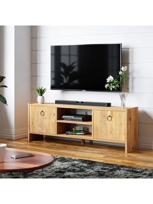 Esranın Dünyası Kapaklı Raflı Tv Ünitesi - Atlantik Çam