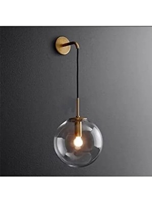 Esranın Dünyası Modern Tasarım Duvar Aplik - Eskitme Füme Cam