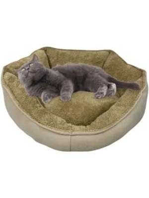 Esranın Dünyası Yumuşak Silinebilir Kedi ve Köpek Yatağı - 55 cm Çapında