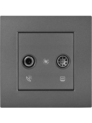 Esranın Dünyası Füme Renkli Sonlu Tv-Sat Priz