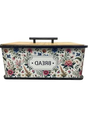 Esranın Dünyası Kapaklı Doğal Ahşap Ekmeklik - Mutfak Dekorasyonu Için