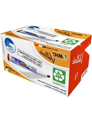 Esranın Dünyası Kesik Uçlu Kuru Silinebilir Beyaz Tahta Kalemi, Kırmızı (12'li Kutu)