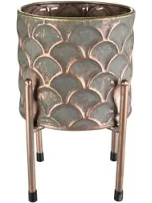 Esranın Dünyası Metal Saksı - Dayanıklı ve Estetik Tasarım