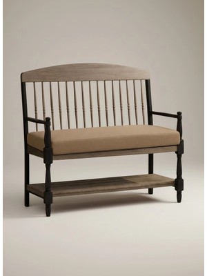 Gullfoss Kahve Iç ve Dış Mekan Güneşe Dayanımlı Bank Minderi 100-45-8 cm Sandalye Minderi