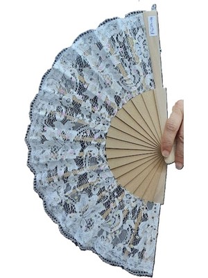 Hediye Sandalı Zarif, Şık ve Lüks Katlanabilir El Yelpazesi - Hediyelik Modern Yelpaze