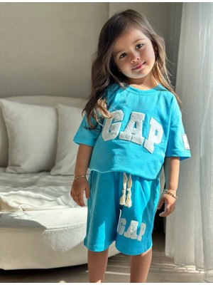 Butik Unisex Model %100 Pamuklu Alt - Üst 2'li Şortlu Takım