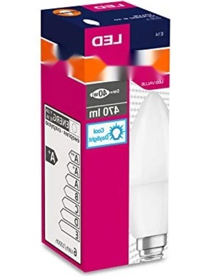 Esranın Dünyası 10'lu Paket Beyaz Işık LED Mum Ampul (E14, 5W)