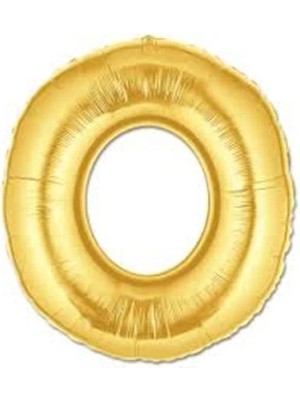 Epilons Altın Sarısı Folyo O Harfi Balon 1 Metre