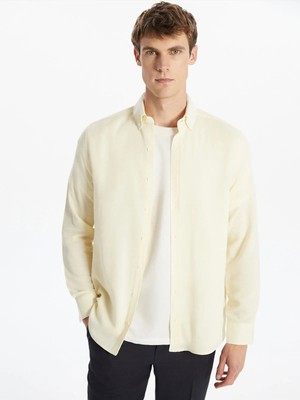 Lc Waikiki Yeni Sezon Standart Kalıp Uzun Kollu Gabardin Erkek Gömlek