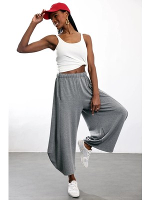 5in1Canpolat Gri Barrel Eşofman Altı 0196